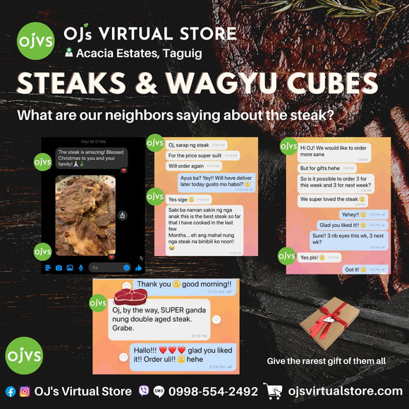 Steaks & Wagyu Cubes