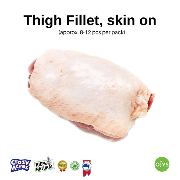 CA Chicken Thigh Fillet (skin on)